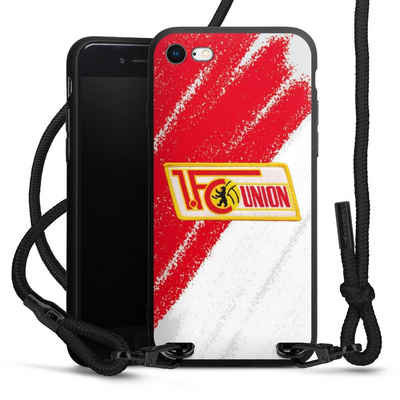 DeinDesign Handyhülle Offizielles Lizenzprodukt 1. FC Union Berlin Logo, Apple iPhone SE (2022) Premium Handykette Hülle mit Band