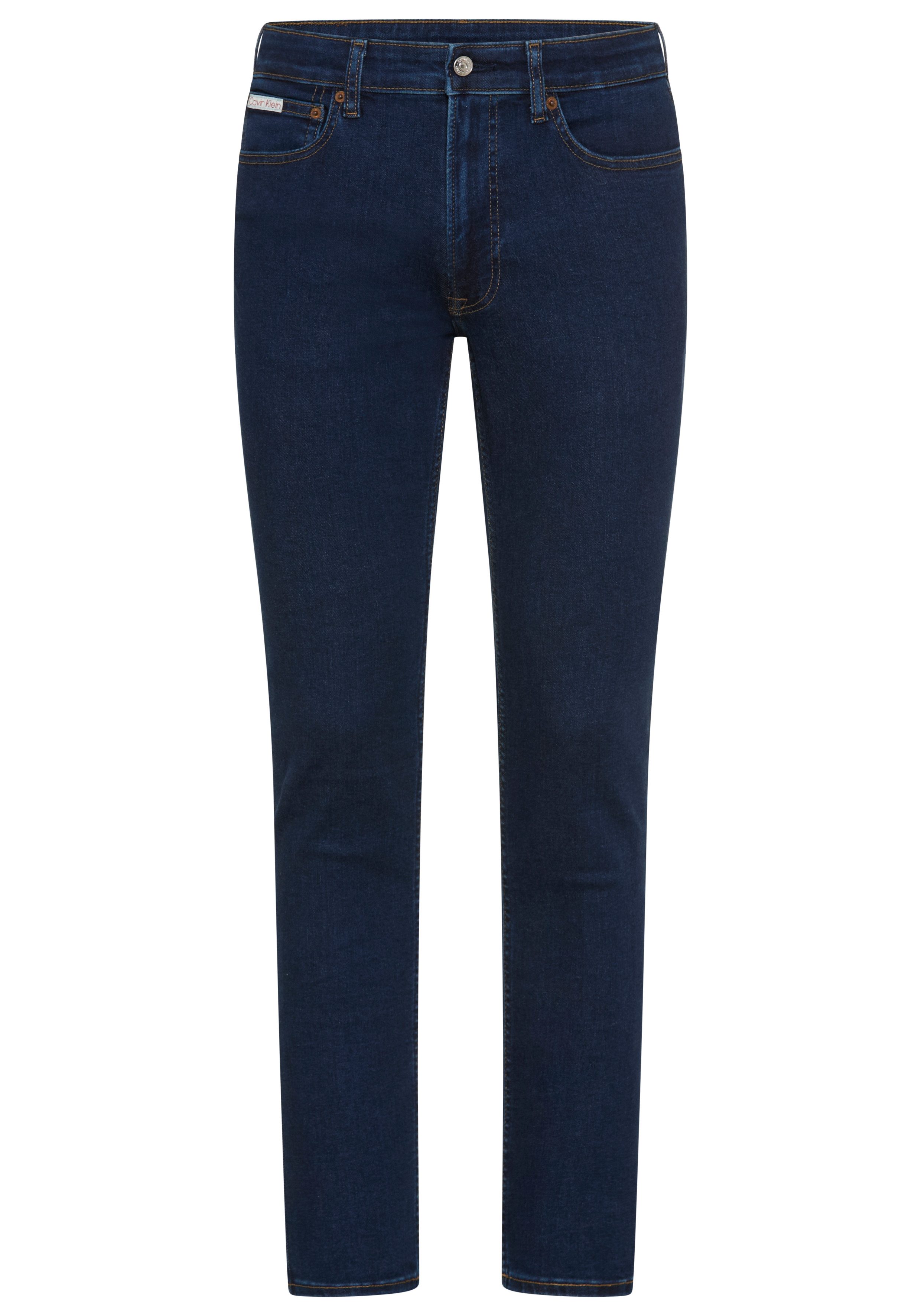 Calvin Klein Jeans Skinny-fit-Jeans SKINNY mit Leder-Badge