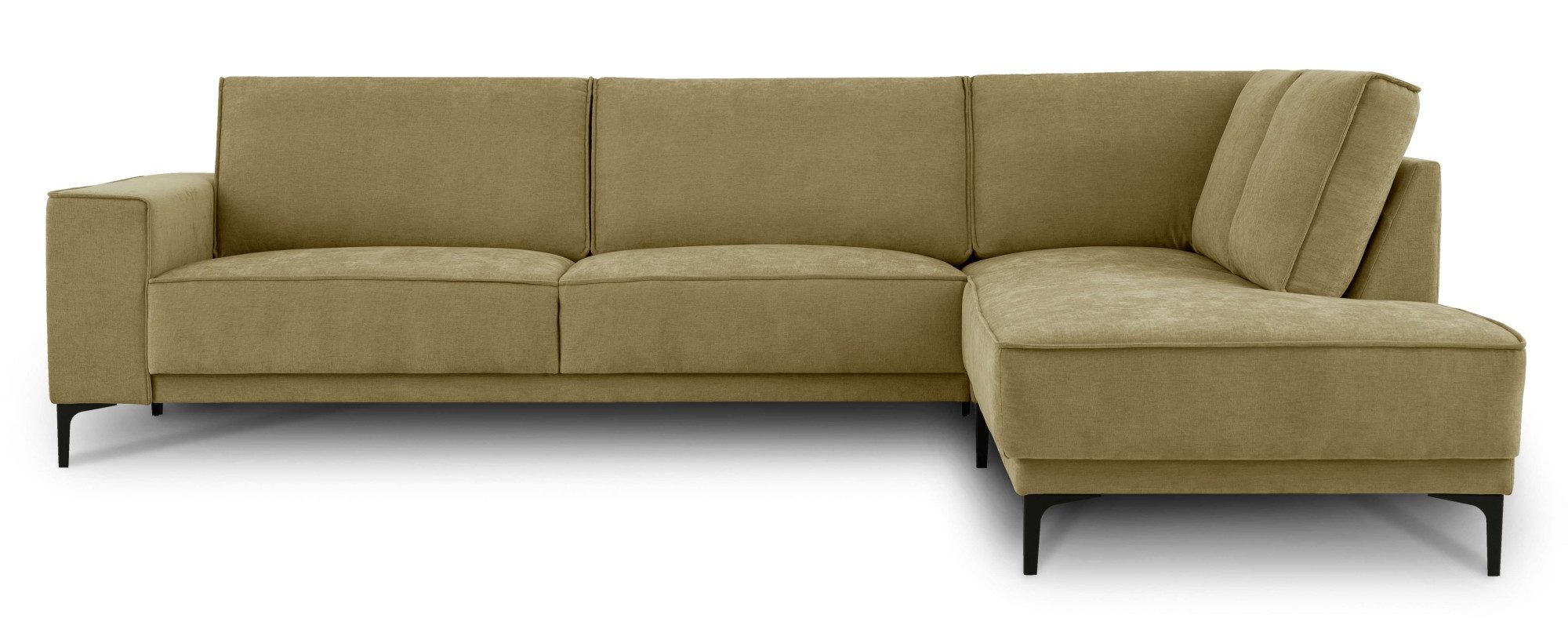 OTTO home Ecksofa "Polsterecke Oland, Struktur, Flachgewebe, Luxus-Microfas günstig online kaufen