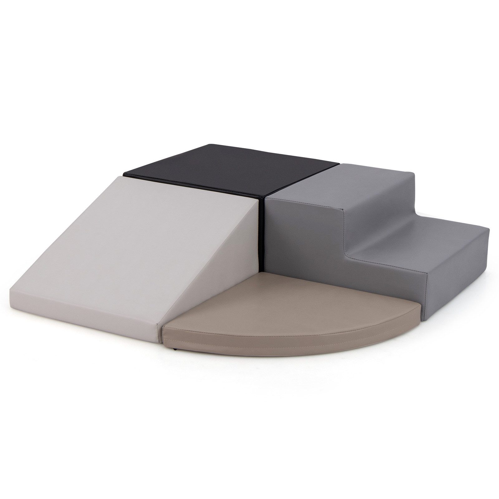 COSTWAY Spielbausteine, (4 St), zum Klettern, mit Klettverschluss