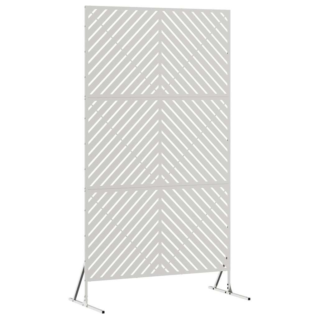 vidaXL Paravent 100 x 50 x 180 cm Sichtschutz 100x50x180 cm Edelstahl Paravent