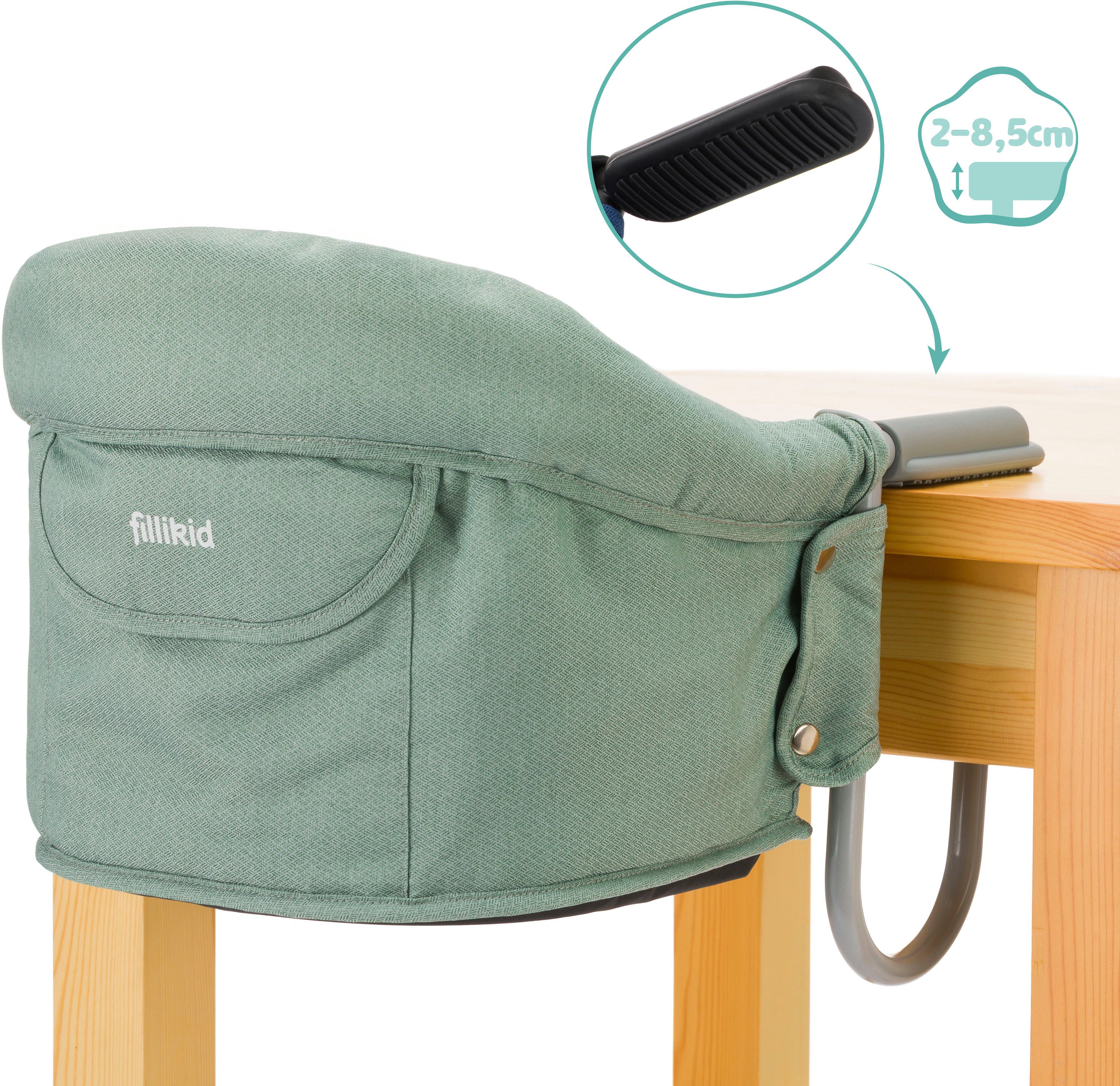 Fillikid Tischsitz Comfort, praktisch zusammenklappbar