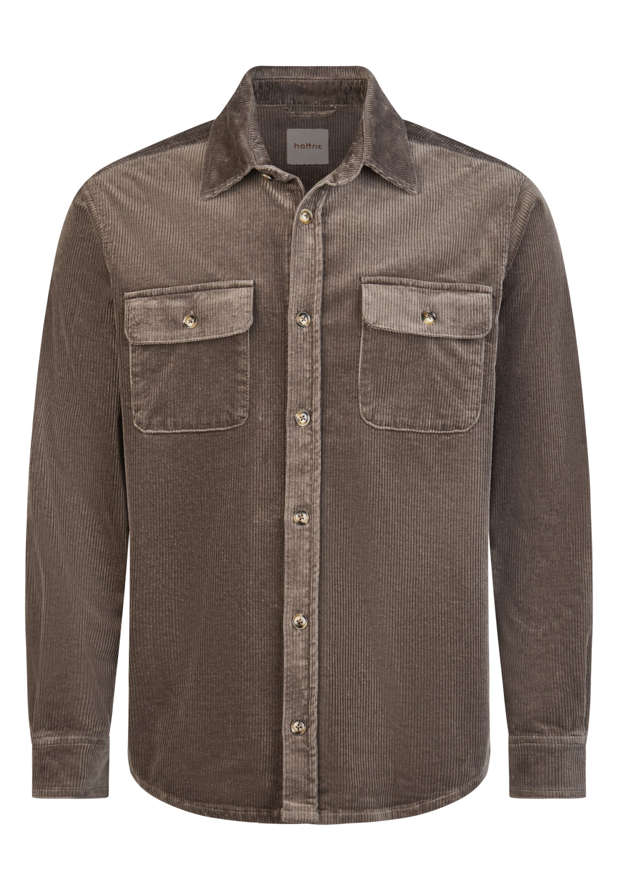 Hattric Hemdjacke Cord-Overshirt mit Brusttaschen
