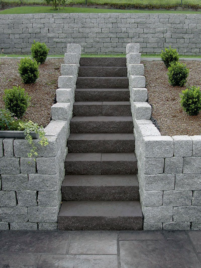 Diephaus Treppenstufe SIOLA-BLOCKSTUFE SCHWARZ 50/34,5/15 CM