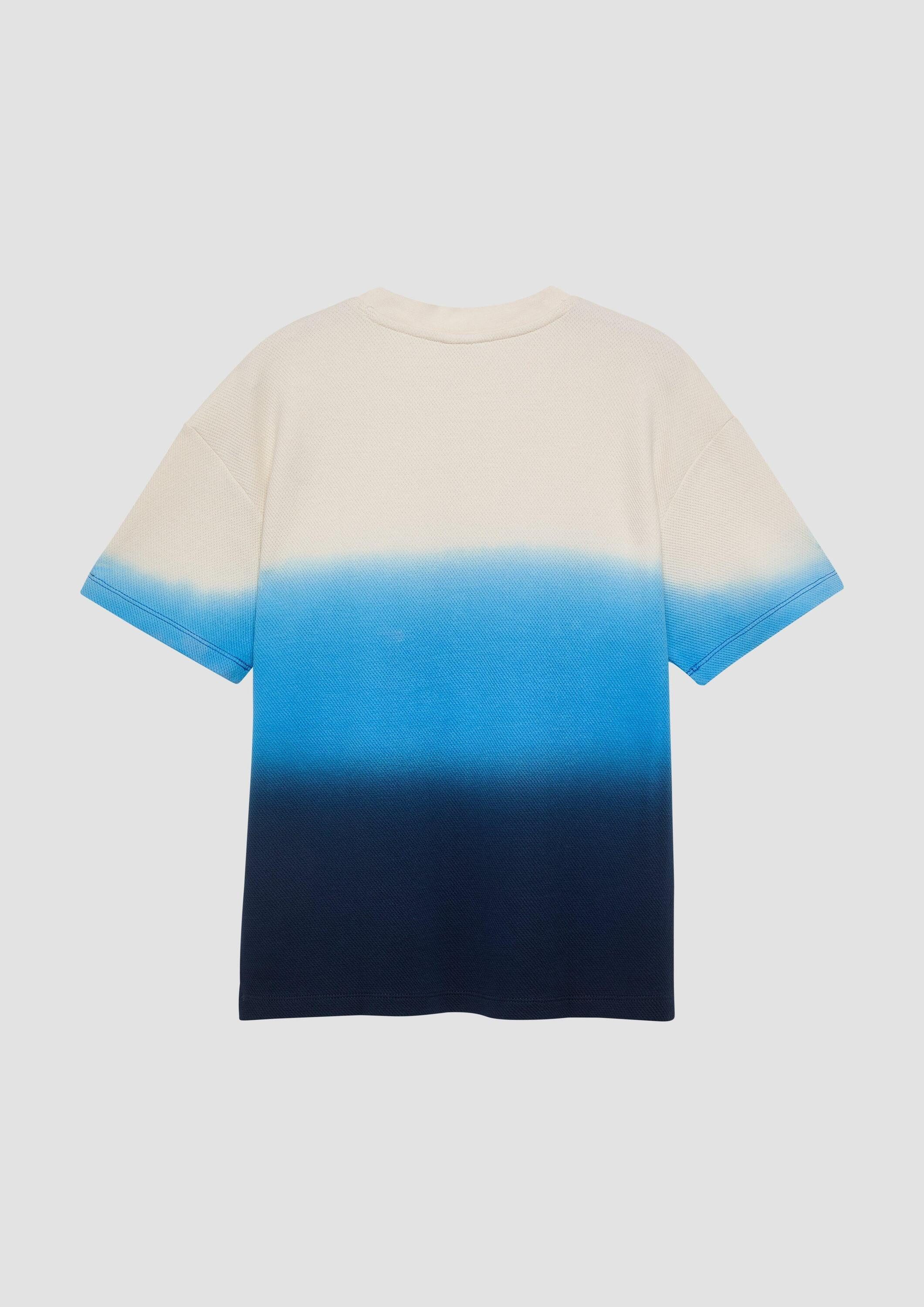 s.Oliver Kurzarmshirt T-Shirt Strukturiertes Oversize Shirt aus Heavy Jersey