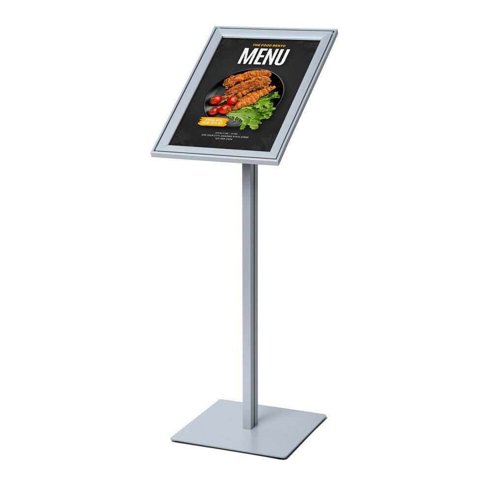 Anzeigetafel Showdown Displays Design Menuboard Gehrung A3