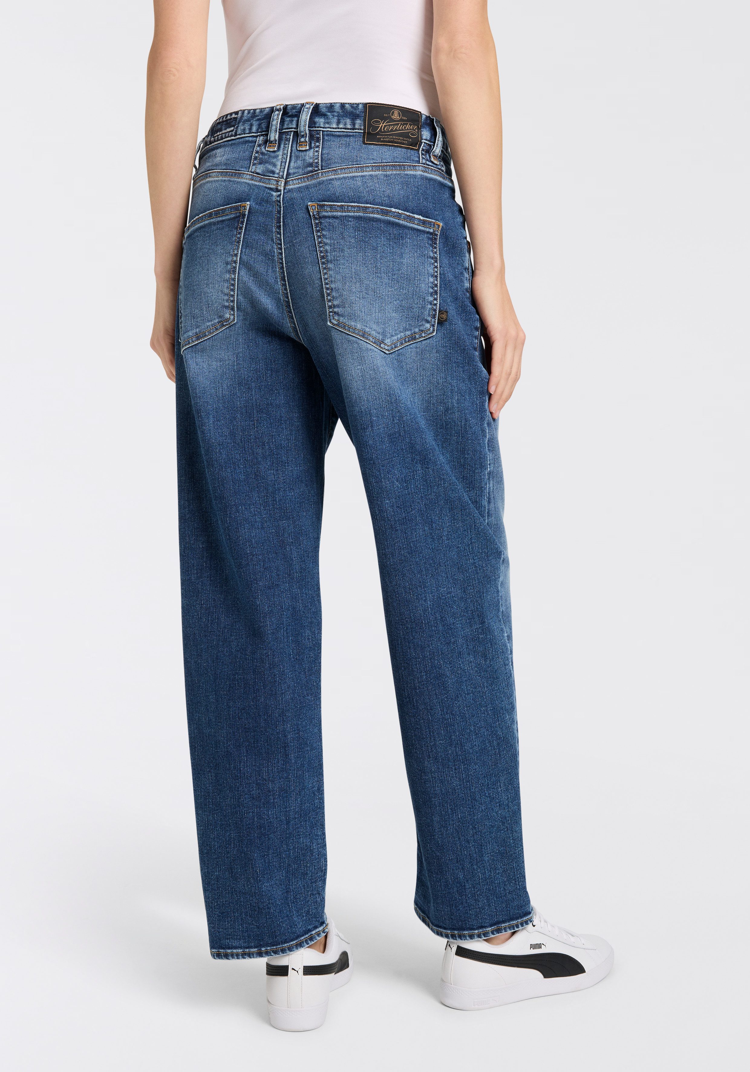 Herrlicher Loose-fit-Jeans Brooke Organic Denim mit günstig online kaufen