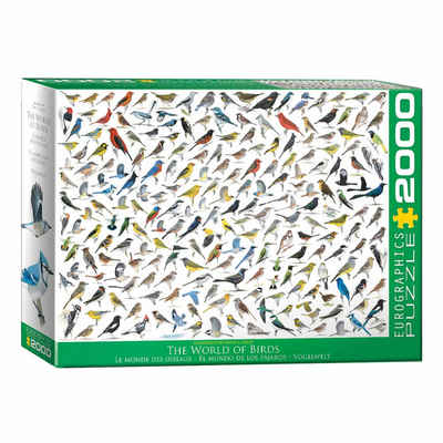 EUROGRAPHICS Puzzle Vogelwelt, 2000 Puzzleteile