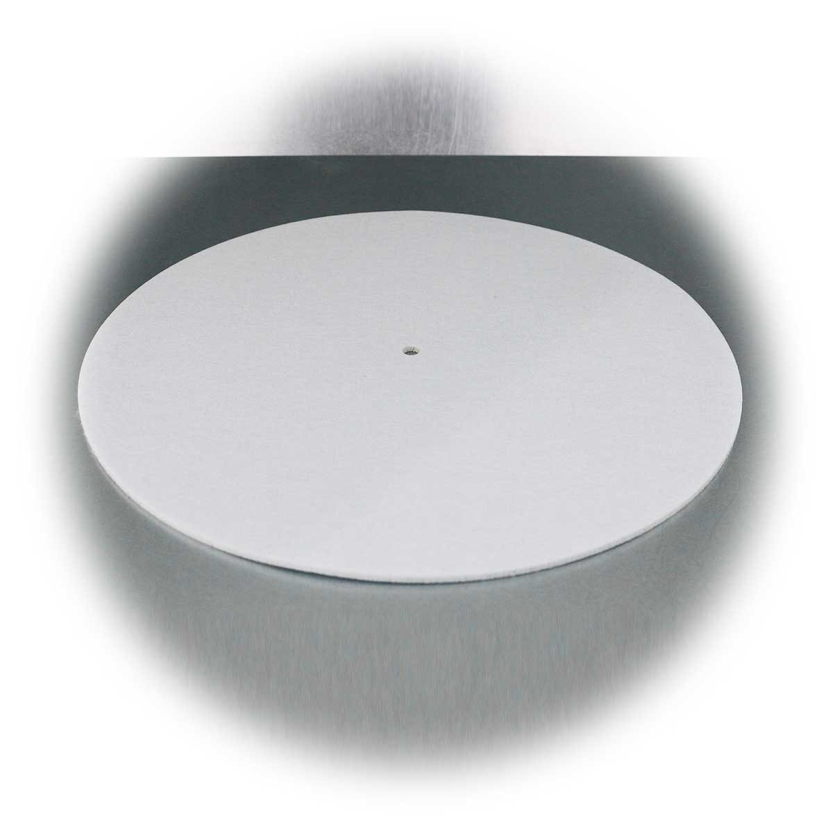 Dynavox Plattentellerauflage PM2 Filz weiß antistatisch Plattenspieler