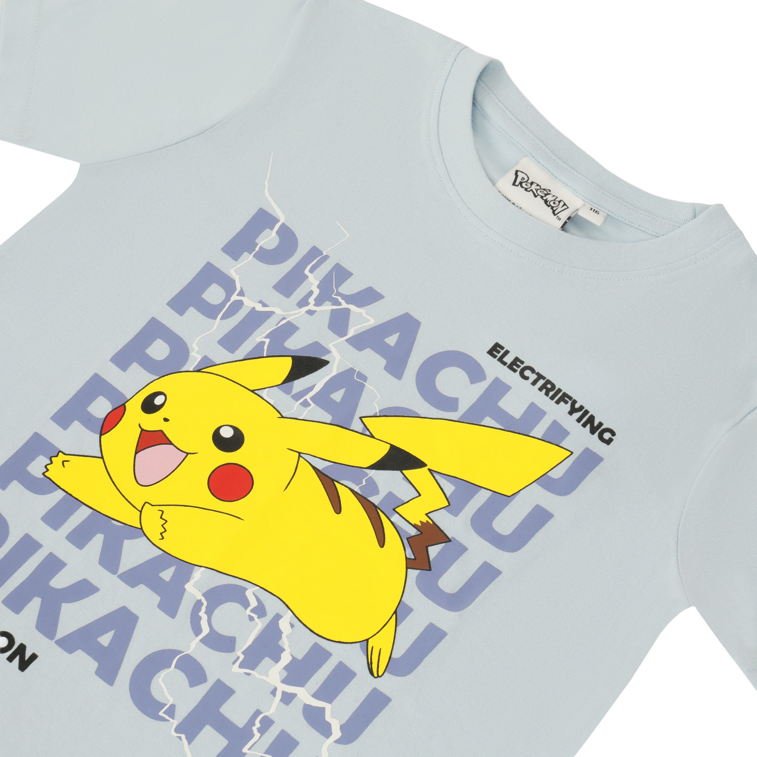 POKÉMON T-Shirt Pokemon T-Shirt Jungen Pikachu Poke Shirt mit Pikachu Design