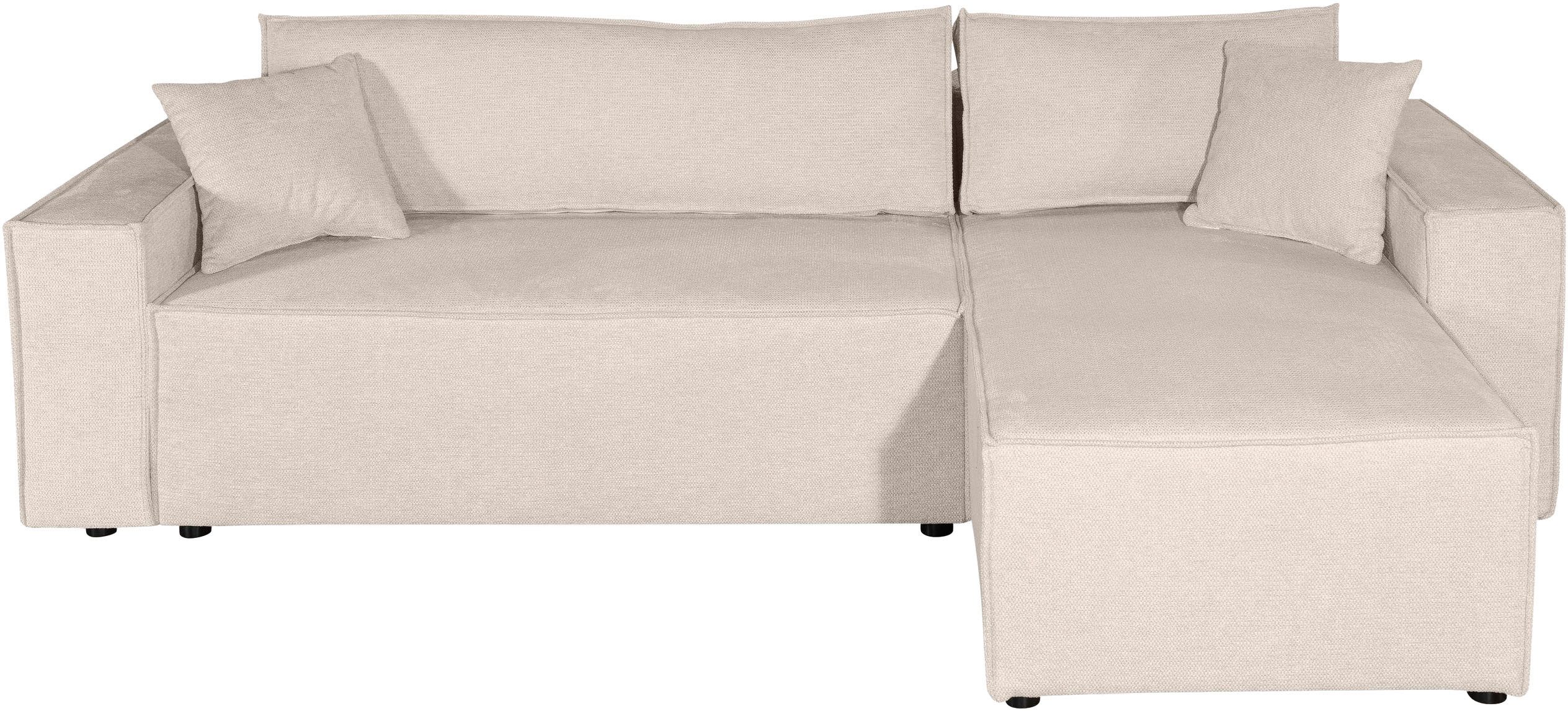 OTTO home Ecksofa CASSI L-Form, 241cm - OTTO. Verlässliche Qualität., Schlaffunktion (133/200), Bettkasten, auch in Cord