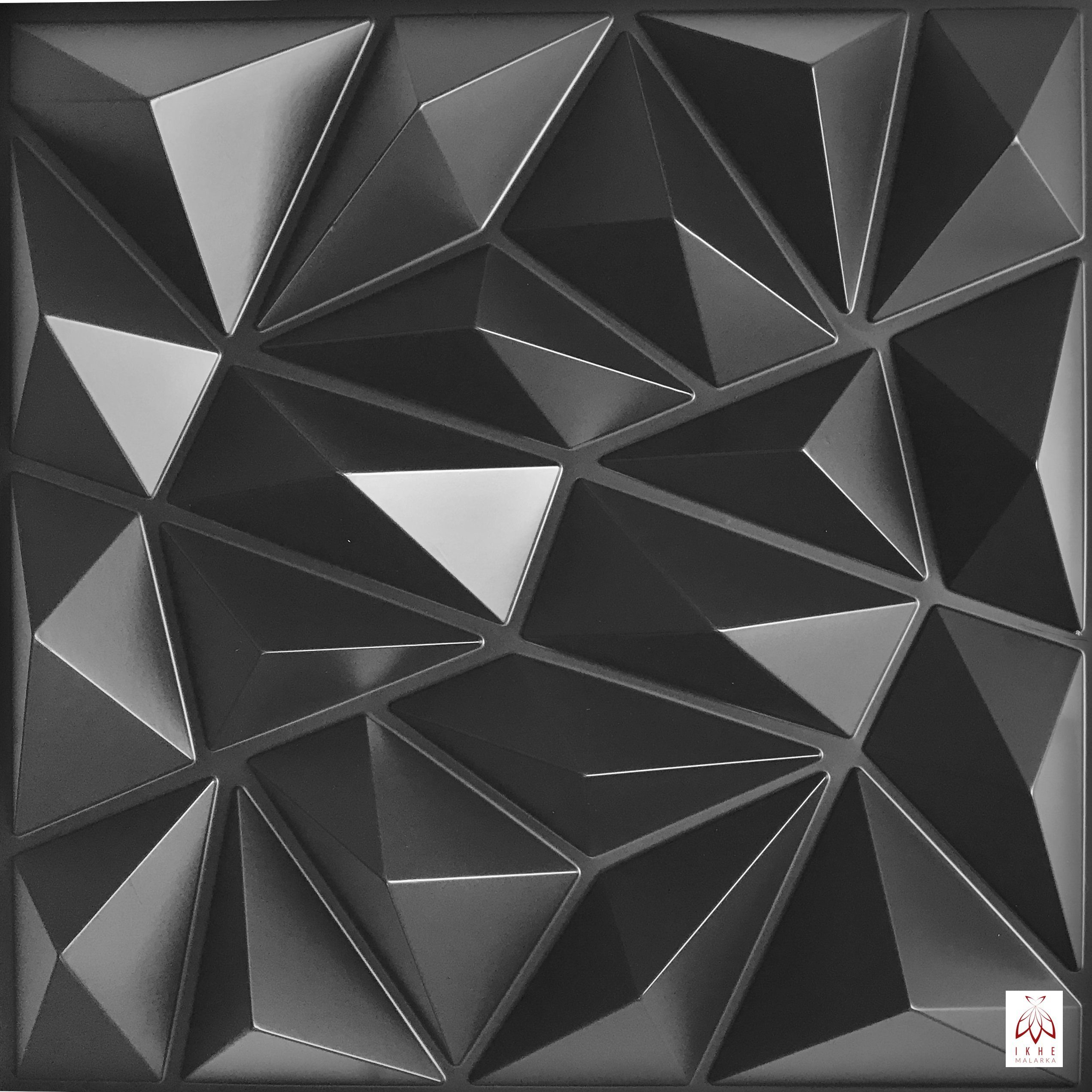 IKHEMalarka 3D Wandpaneel 3D Paneele PVC Kunststoffpaneele, BxL: 50,00x50,0 günstig online kaufen