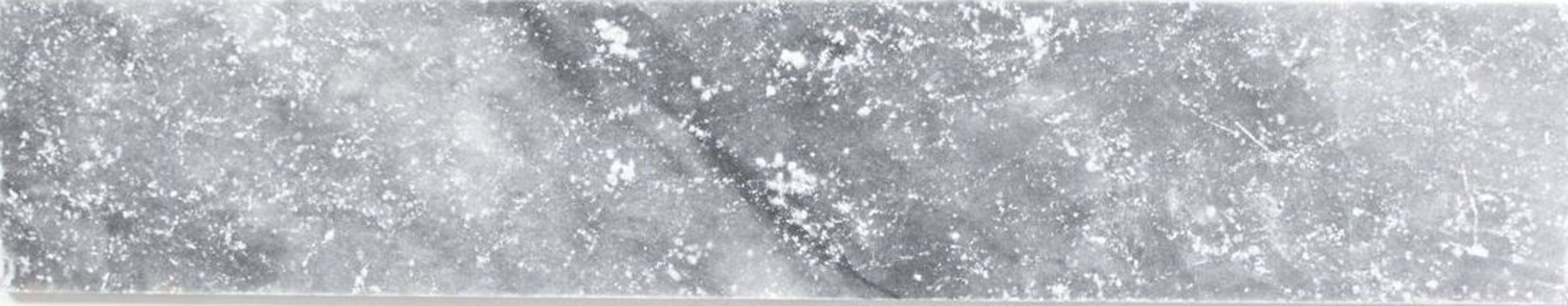 Sockel Mosani Marmormosaik / Matten Rechteckiges Sockelfliese 10 matt hellgrau