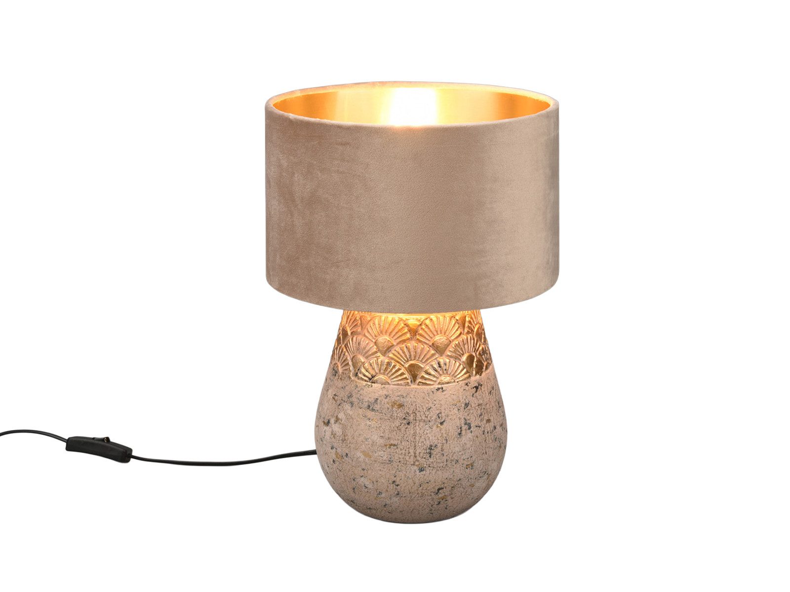 Reality Leuchten LED Nachttischlampe, LED wechselbar, warmweiß, ausgefallen günstig online kaufen