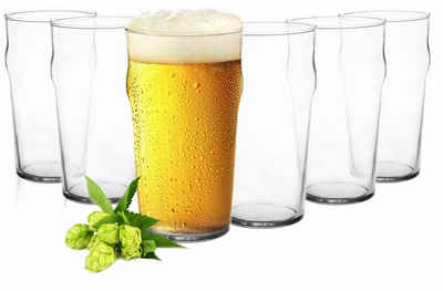 Sendez Bierglas »6 Pintgläser 0,5L Biergläser Bierglas Pilsgläser Pint Glas Trinkgläser Saftgläser«