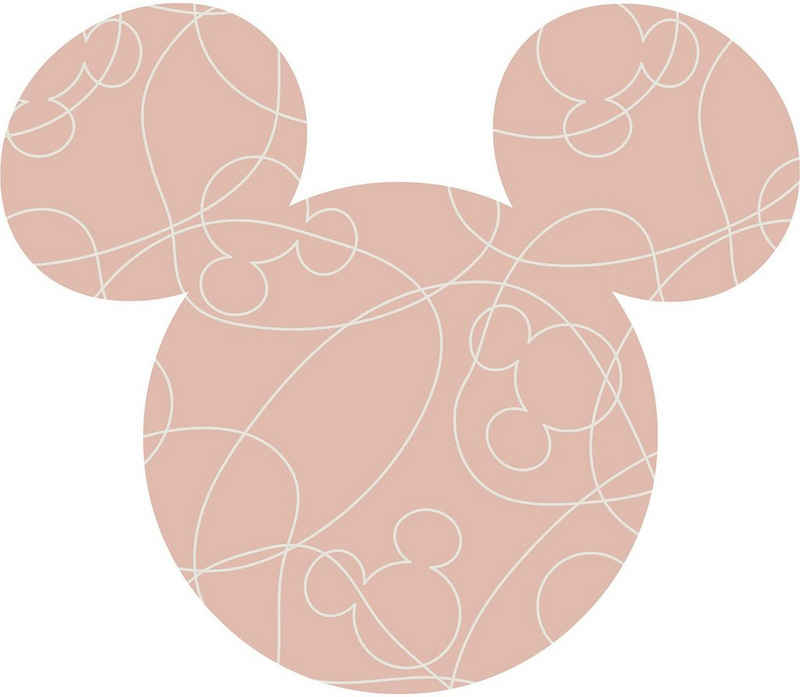 Komar Wandtattoo Mickey Head Knotted (1 St), Künstler: Disney, 125x125 cm (Breite x Höhe), rund und selbstklebend