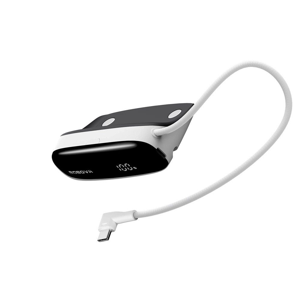 BOBOVR VR-Brille Ladestation Akku-Ladestation (Spar-Set, 1-tlg., 30W Schnellladen, Display, USB-C-Kabel)