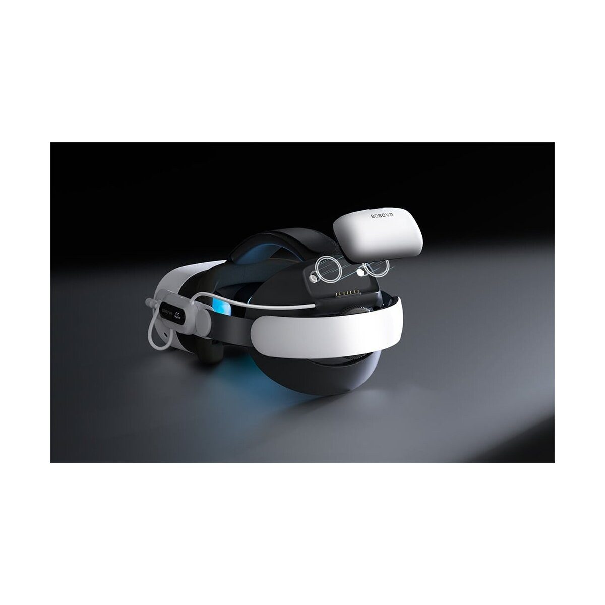 BOBOVR VR Brillen-Halterung BOBOVR E3 Pro Akku-Entlastungsgurt für Meta Quest 3