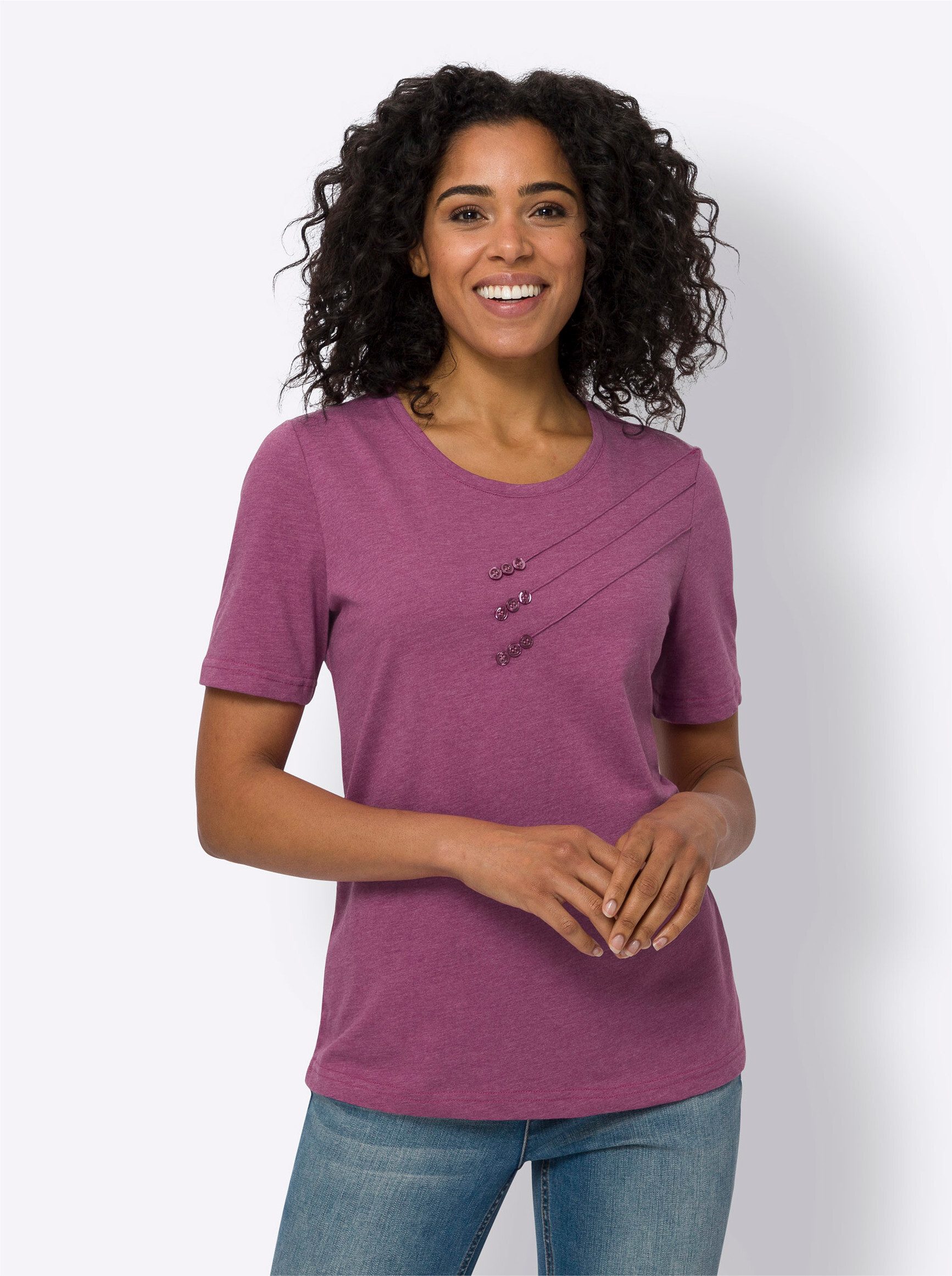 Sieh an! T-Shirt Kurzarm-Shirt Kurzarm günstig online kaufen
