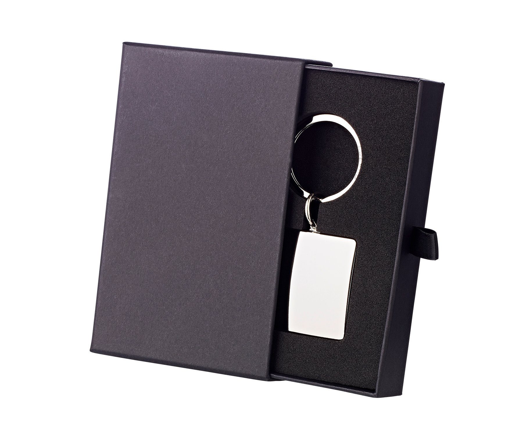 Quadro, Schlüsselanhänger 3 x Foto-Schlüsselanhänger EDZARD für versilbert cm, und Bild anlaufgeschützt 3
