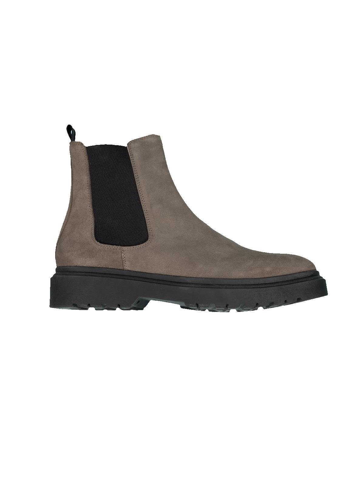 emilio adani emilio adani Herren Boots aus Leder, Braunbeige Schnürboots