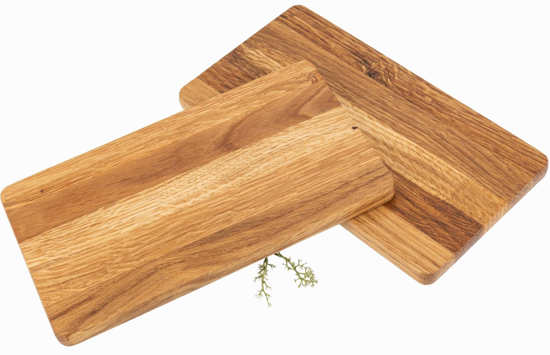 Holz Frank Frühstücksbrett Frühstücksbrett Eiche geölt - 22,5 x 12,5 x 1,2 cm, Holz, (1-St)