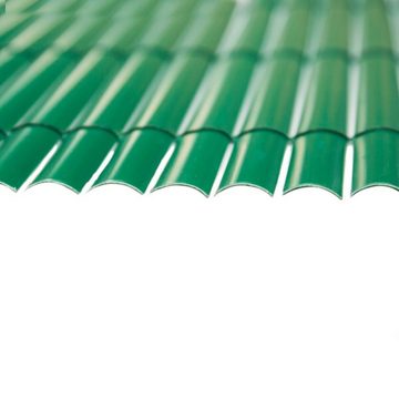 Bigbuy Seitenmarkise Sichtschutz grün PVC Kunststoff 3 x 1,5 cm