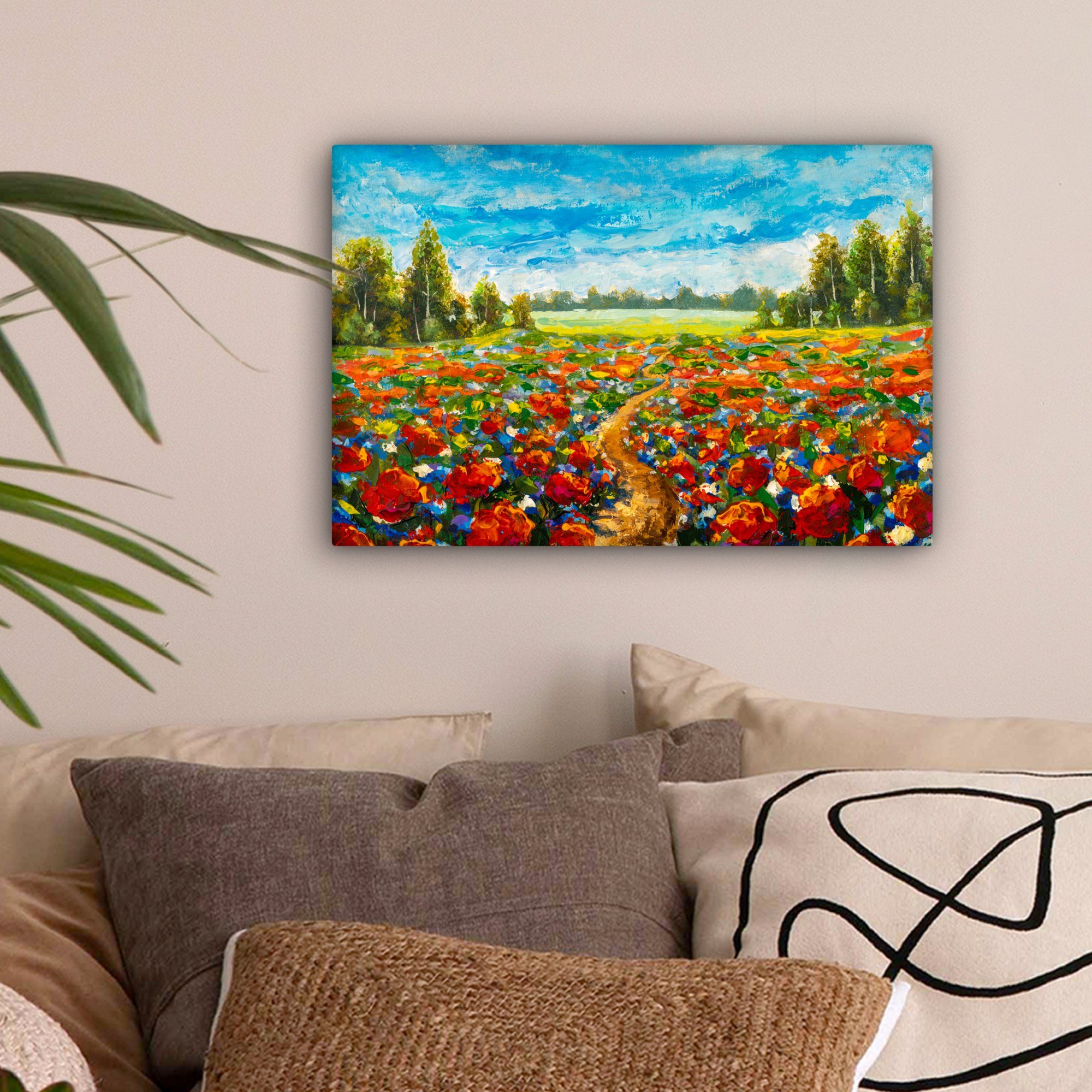 OneMillionCanvasses® Leinwandbild Malerei - Ölfarbe - günstig online kaufen