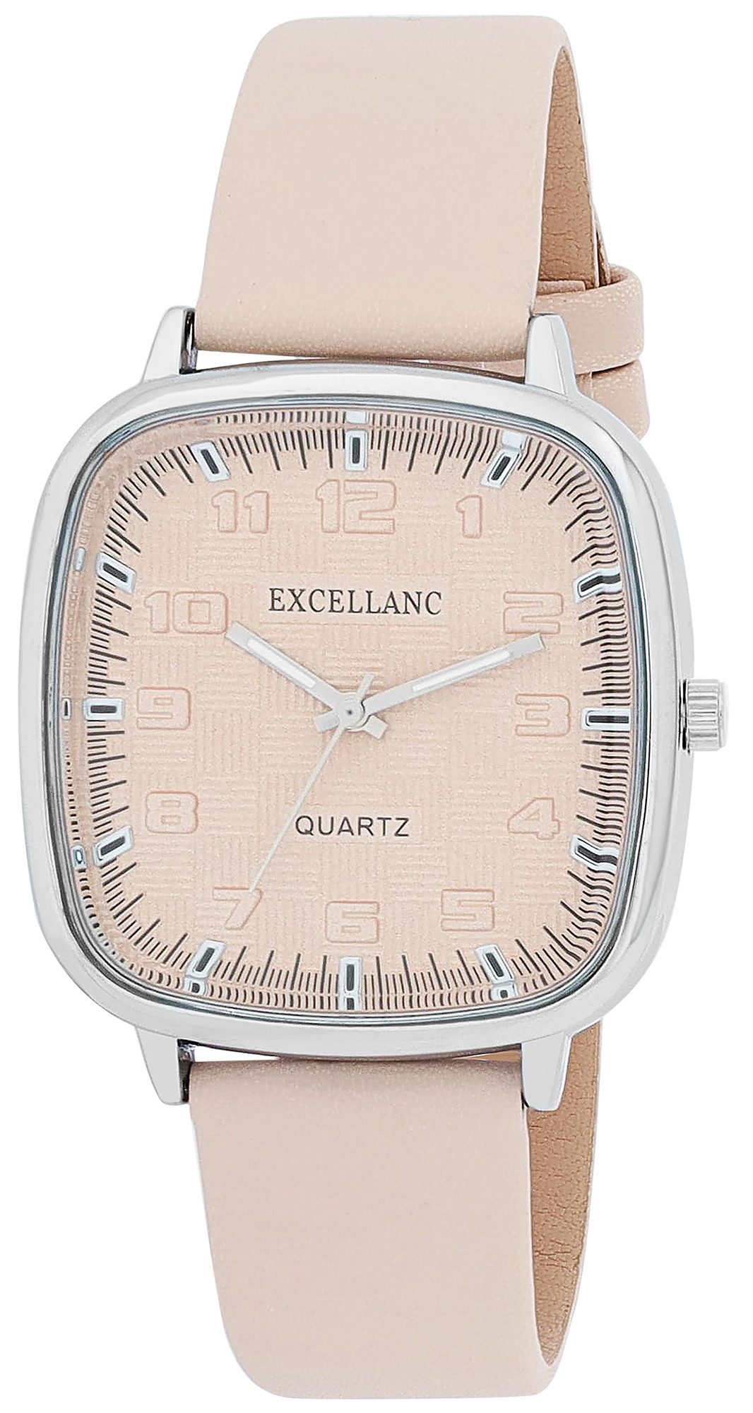 Excellanc Quarzuhr 1900316 Lederimtat, eckig (28 günstig online kaufen