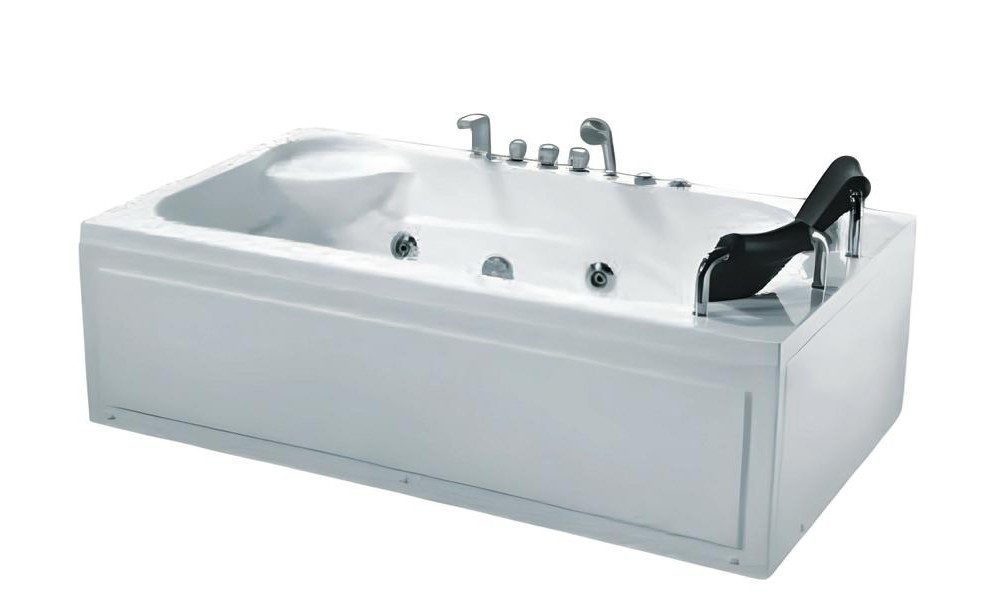 Xlmoebel Whirlpool-Badewanne Blubberbad Komfortwanne von XLMOEBEL, freistehend, Acryl, weiß, Made in Europa