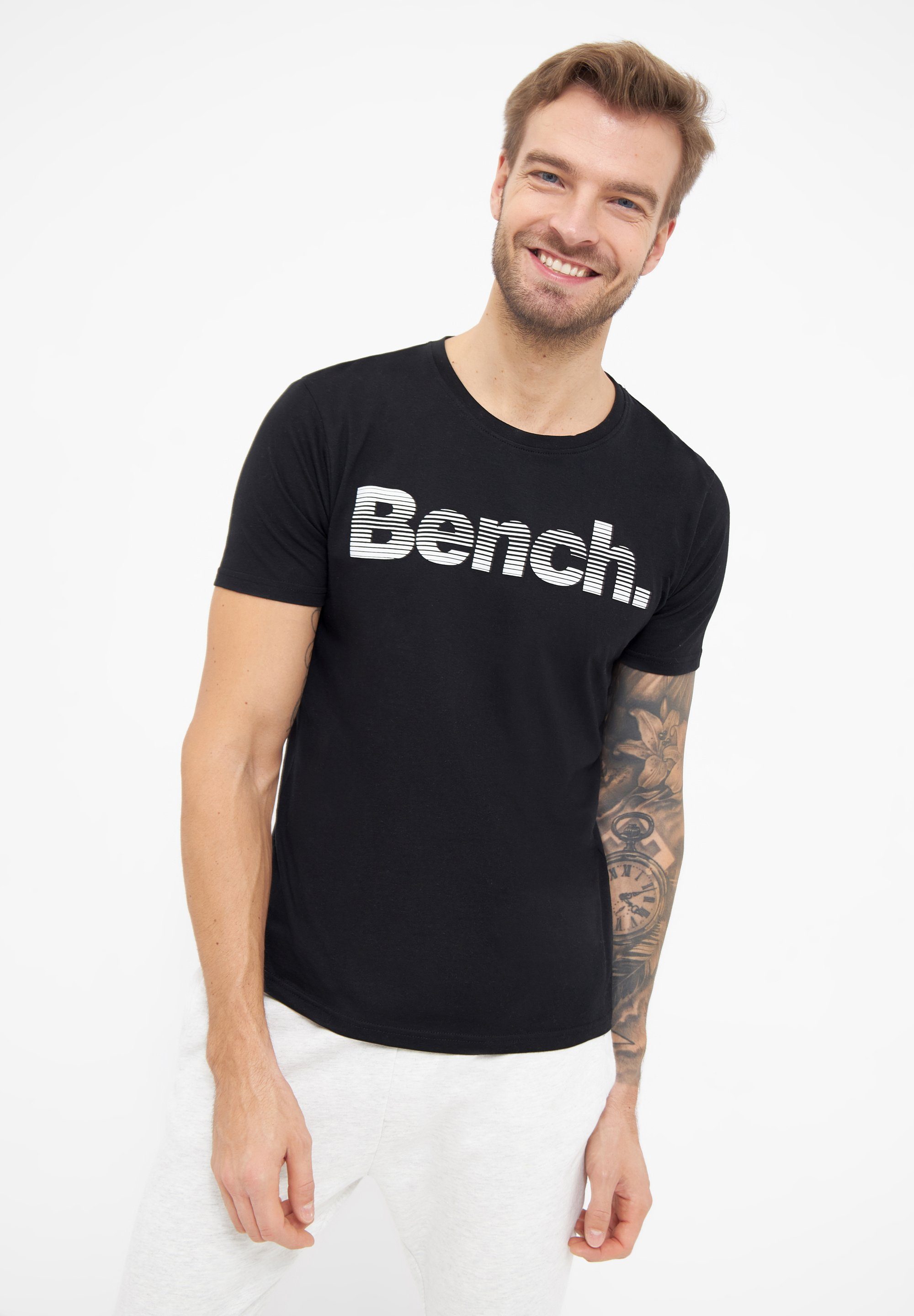 Bench. T-Shirt Leandro Keine Angabe schwarz