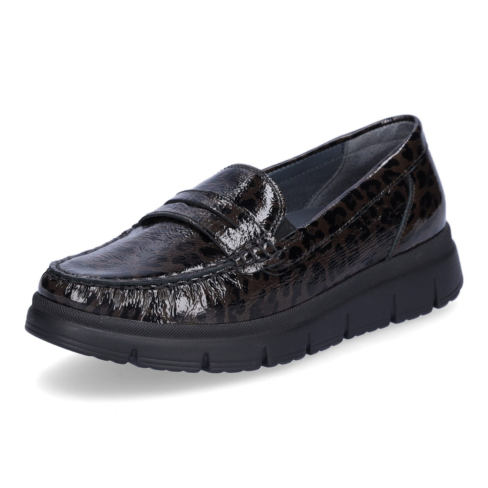 Waldläufer Waldläufer Damen Slipper Pina grau leo Slipper