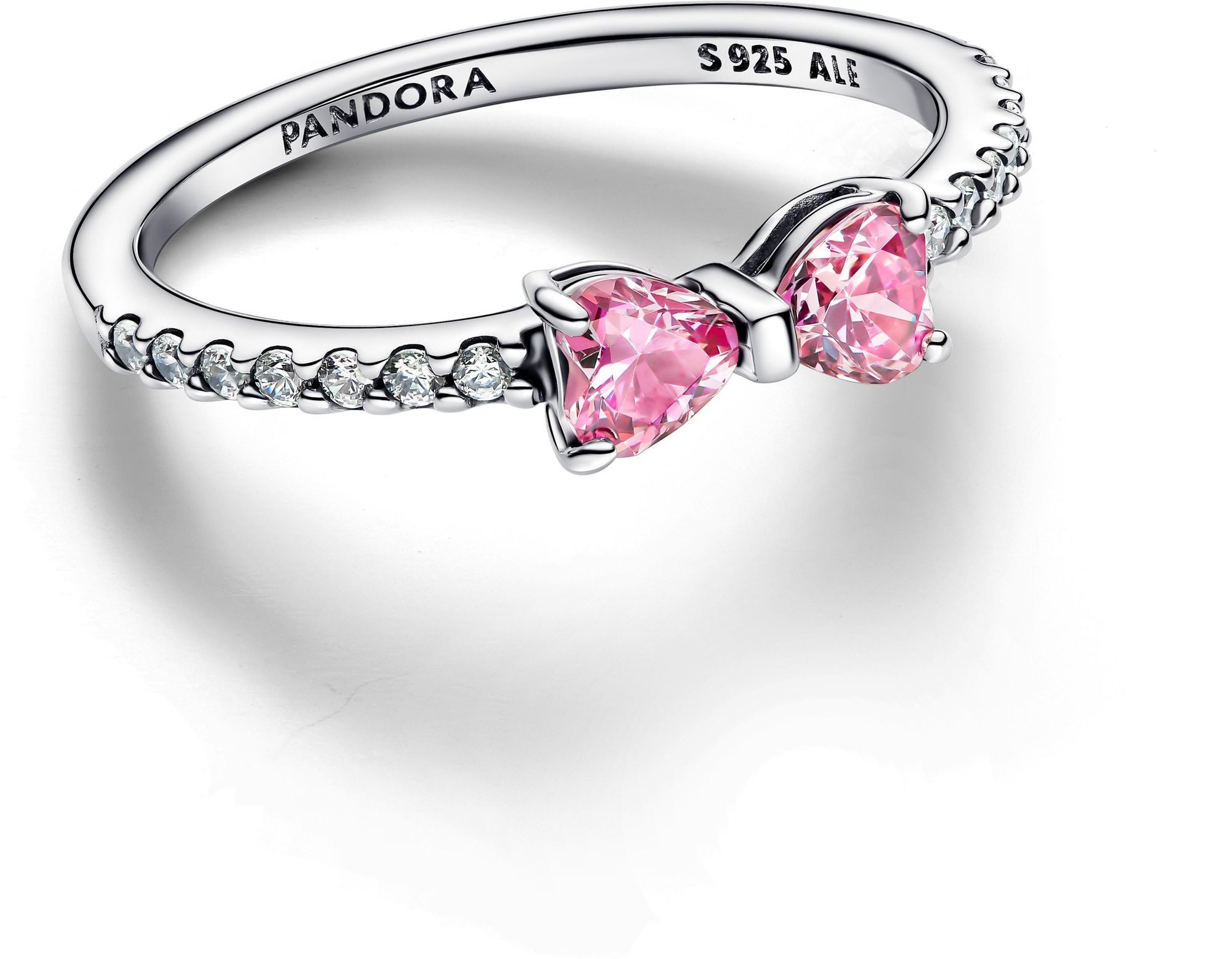 Pandora Fingerring Pandora Sterling silver Cubic Zirconia Pink 193510C01 Da günstig online kaufen
