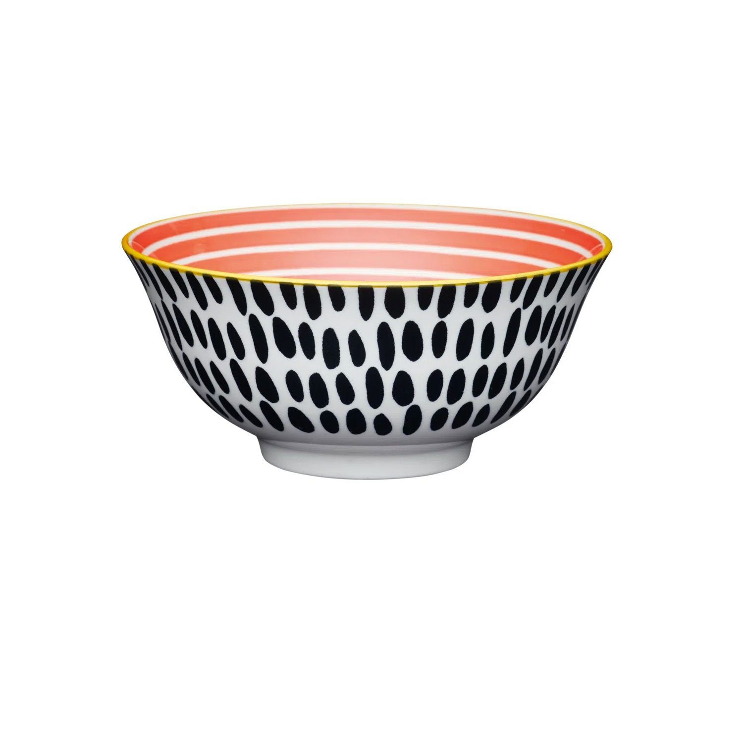 Kitchencraft Müslischale KitchenCraft Bowl 15,5 cm, Keramik red swirl