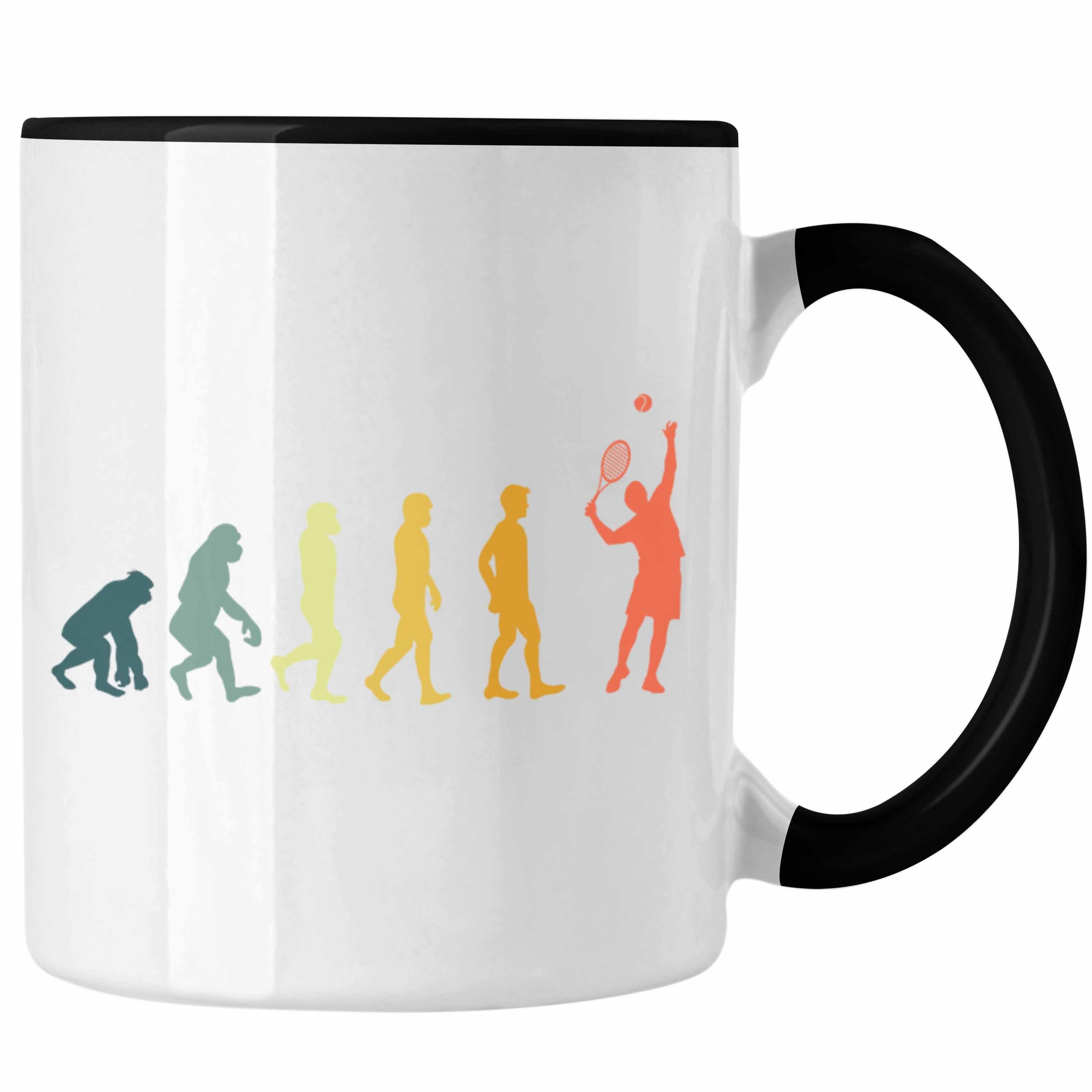 Trendation Tasse Trendation - Tennis Tasse Geschenk für Tennisspieler mit Spruch für Mä