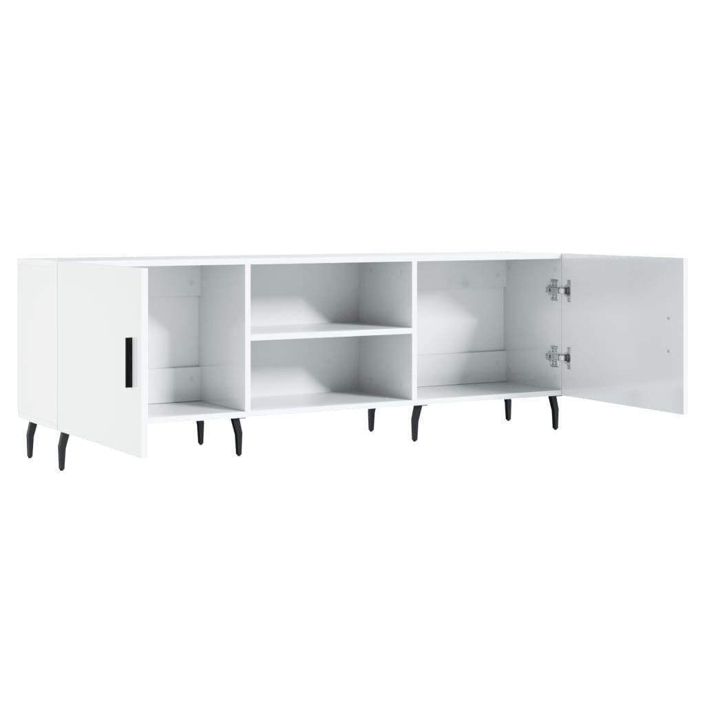 TV-Schrank vidaXL TV-Schrank Hochglanz-Weiß 150x30x50 Holzwerkstoff (1-St) cm