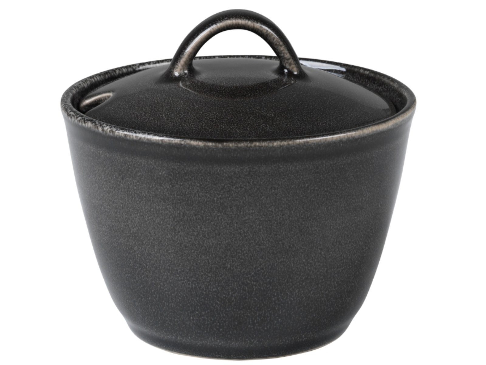 Broste Copenhagen Zuckerdose NORDIC COAL Zuckerdose 10,5 cm, Steinzeug