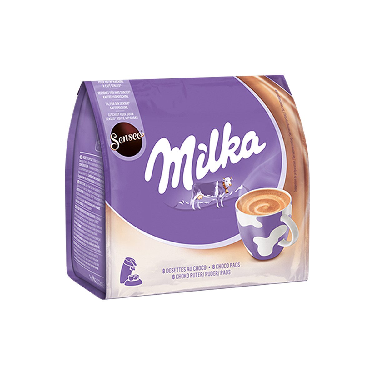 Senseo Kaffee, Senseo Milka Pads aromatische Kakaohaltige Getränkepads 112g