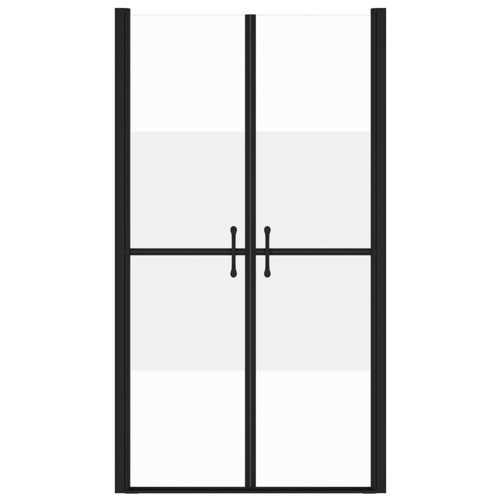 vidaXL Duschwand Duschtür Halb Matt ESG (68-71)x190 cm