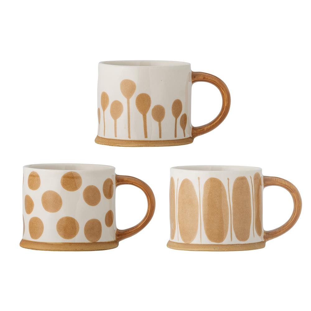 Bloomingville Becher Linora, Steingut, Braun, Steingut, 450 ml