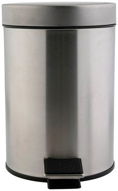 axentia Kosmetikeimer, Ø: 17 cm, 3 Liter, Edelstahl, gebürstet