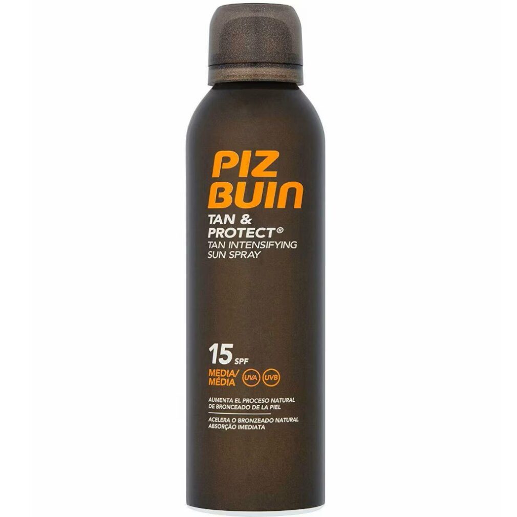 Piz Buin Sonnenschutzcreme Tan & Protect, LSF 15, wasserfest schnell einziehend