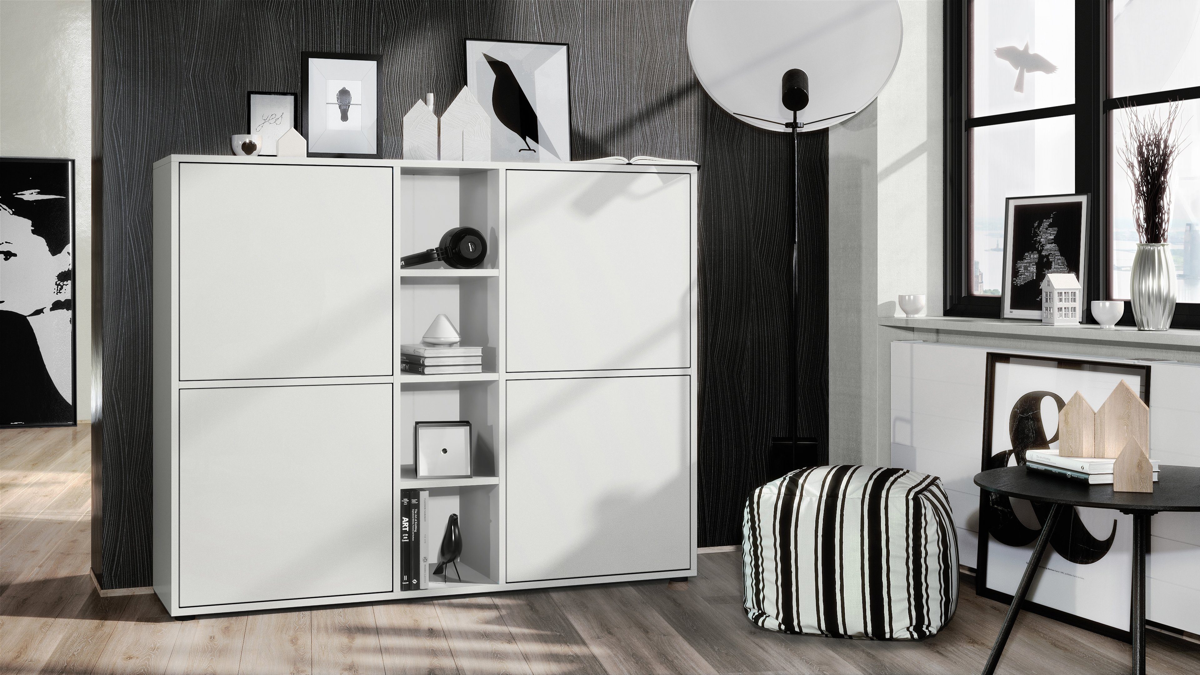 Vladon Highboard Cuba V3 (Highboard, Schrank günstig online kaufen