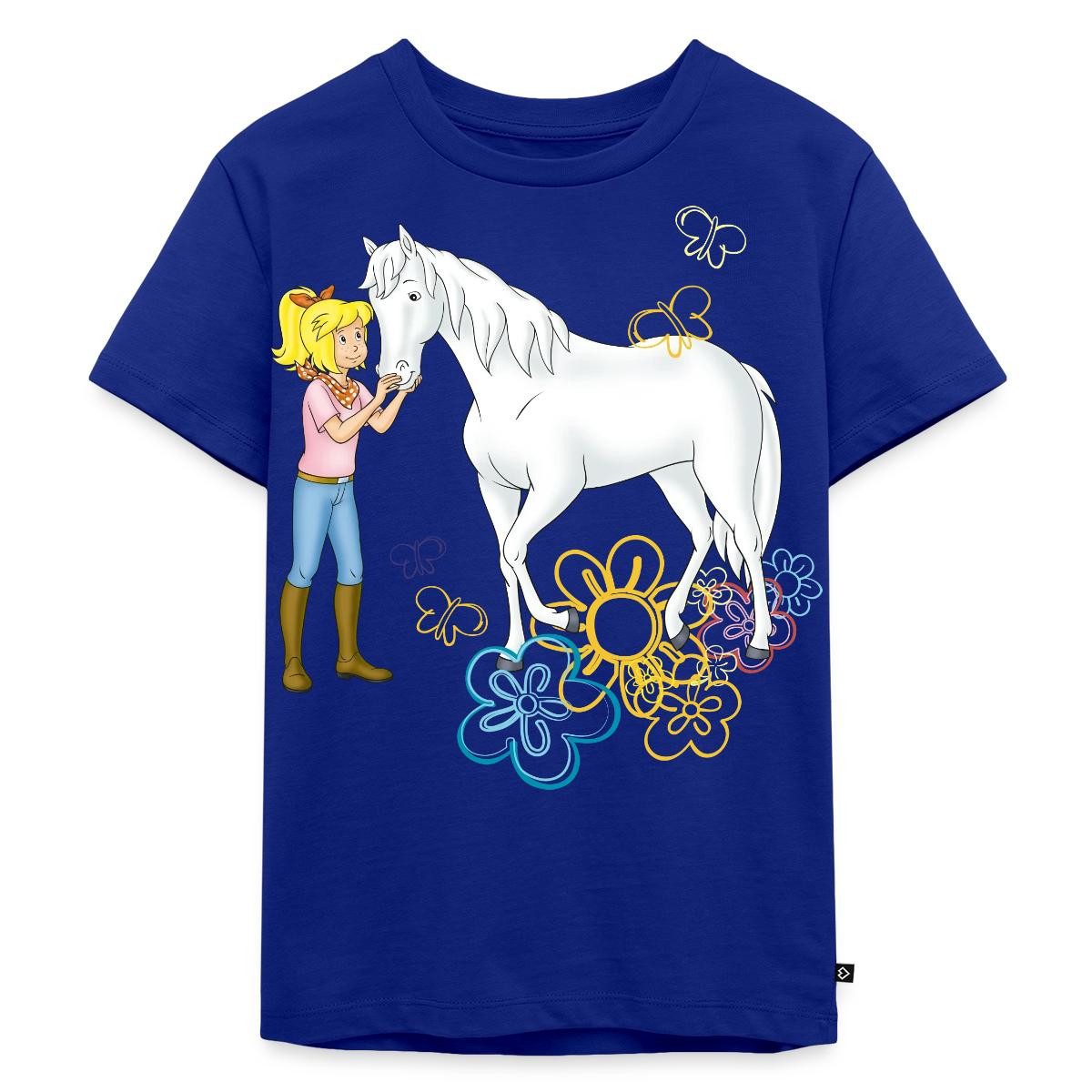 T-Shirt Bibi Und Tina Bibi Kuschelt Mit Stute Sabrina Kinder Premium T-Shirt