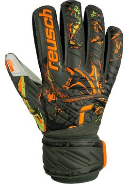 Reusch Torwarthandschuhe Attrakt Grip Finger Support mit Außennahtschnitt und Reusch Grip Belag