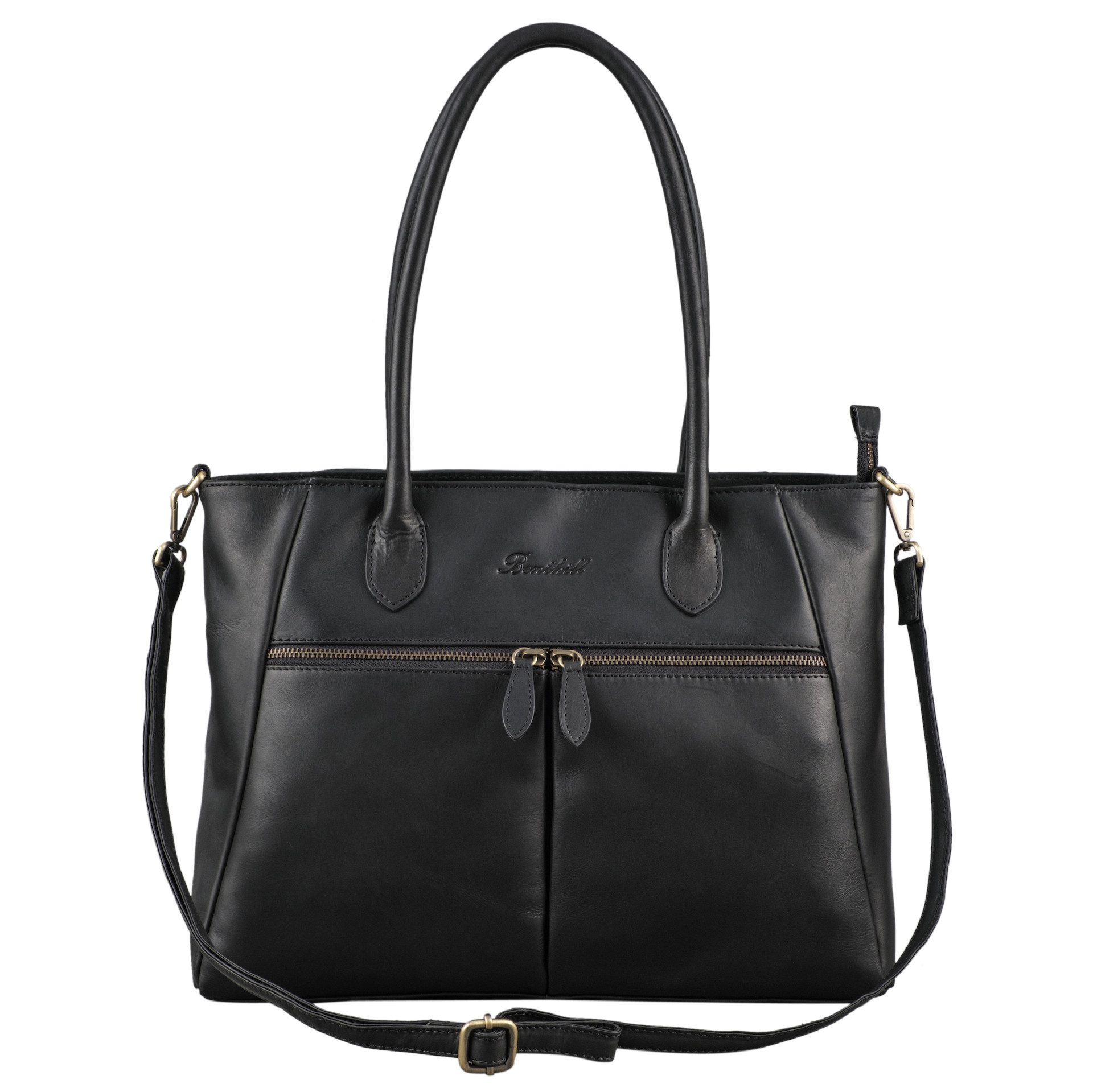 Benthill Handtasche Damen Echt Leder Damentasche Shopper Umhängetasche Schu günstig online kaufen