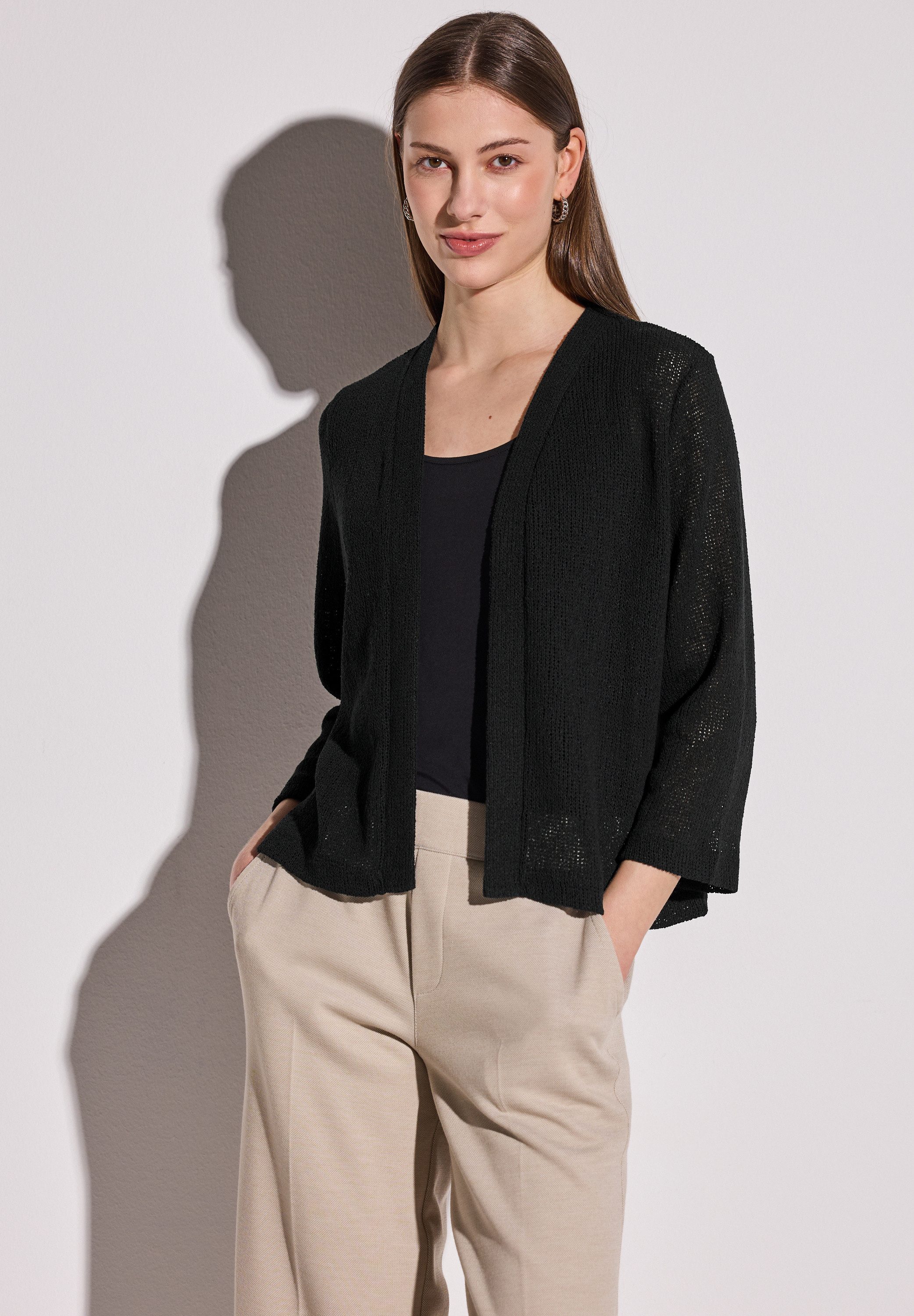 STREET ONE Cardigan mit 3/4 Ärmeln günstig online kaufen