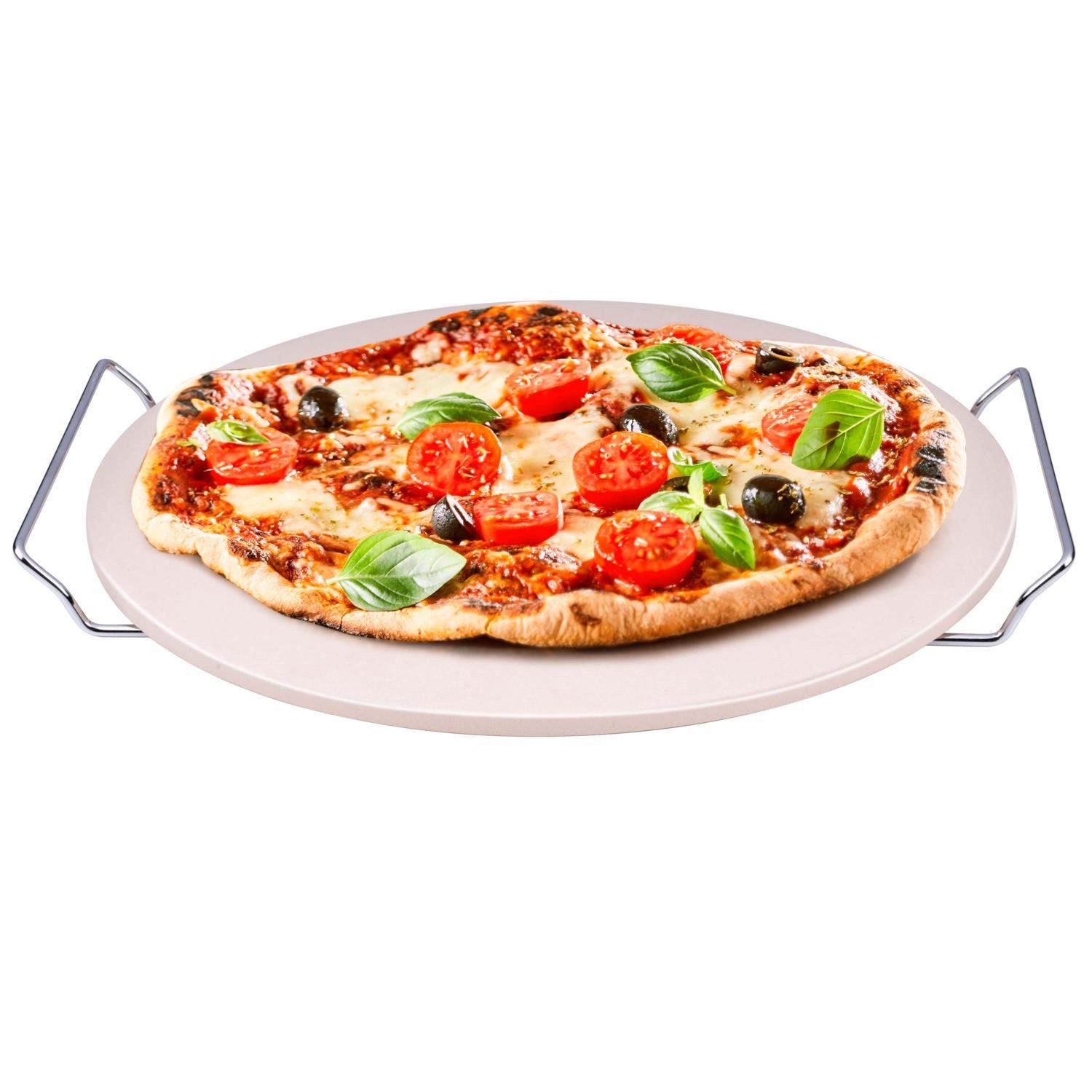 Alpina Grillbesteck-Set alpina Pizzastein Ø33 cm