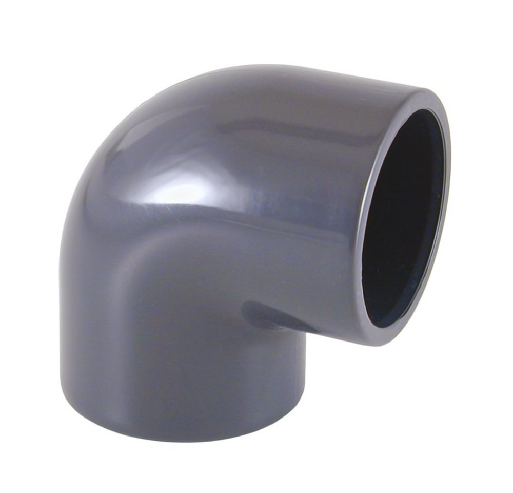 Thumbnail - POWERHAUS24 Anschlussstück 10er PVC Winkel 90 Grad D 50 mm