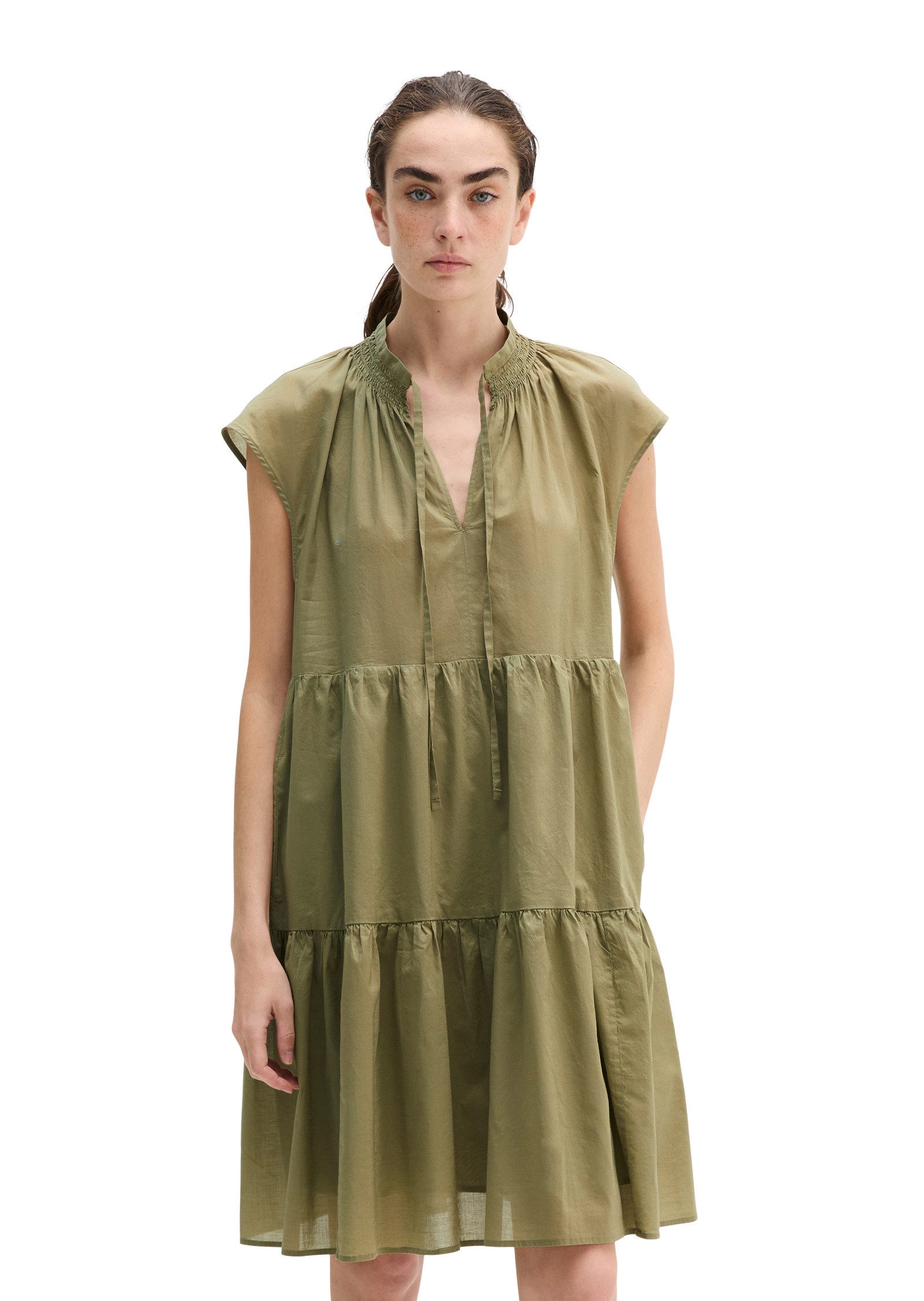 Marc O'Polo Minikleid aus weichem Baumwoll-Voile